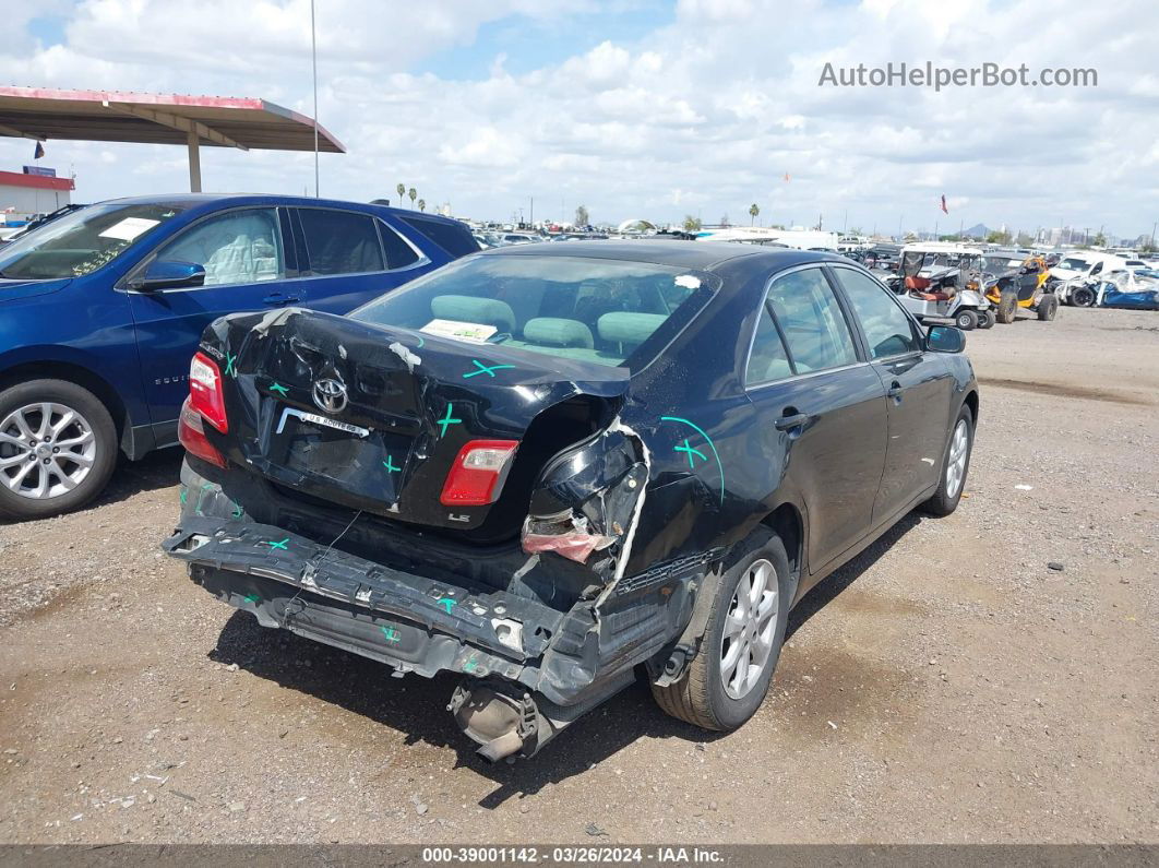 2008 Toyota Camry Le Black vin: 4T4BE46KX8R016304