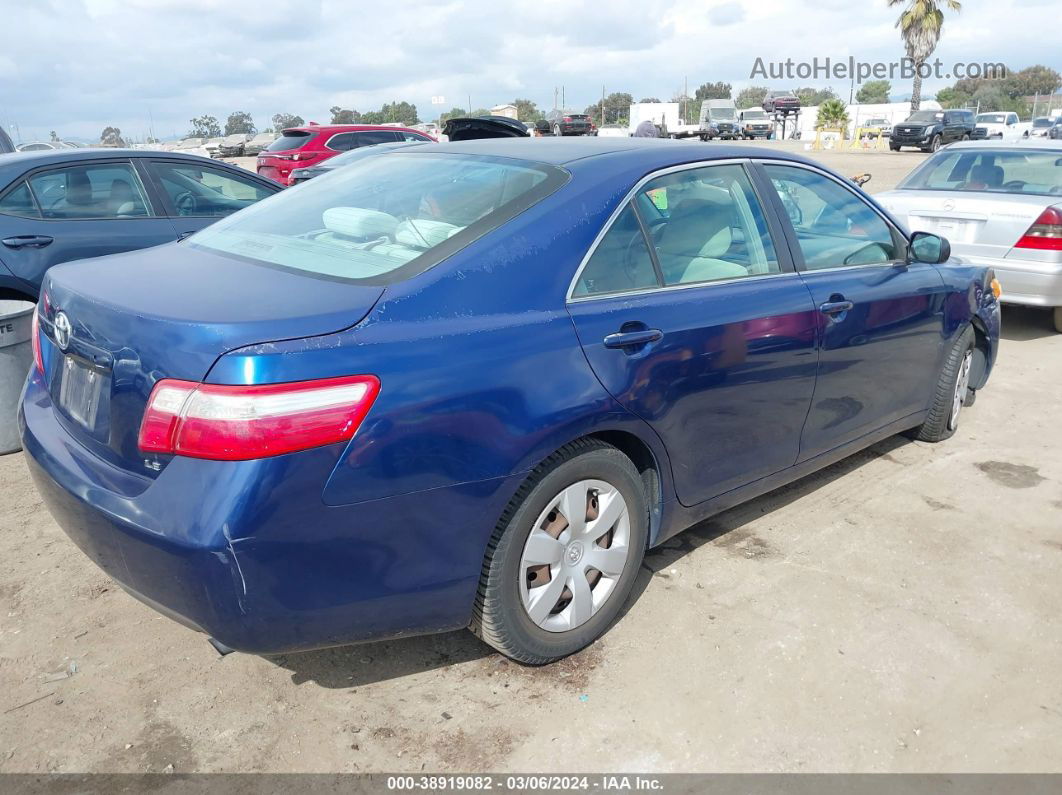 2008 Toyota Camry Le Синий vin: 4T4BE46KX8R027125