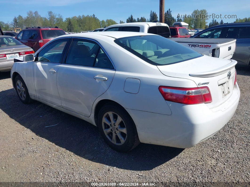 2008 Toyota Camry Le White vin: 4T4BE46KX8R029330