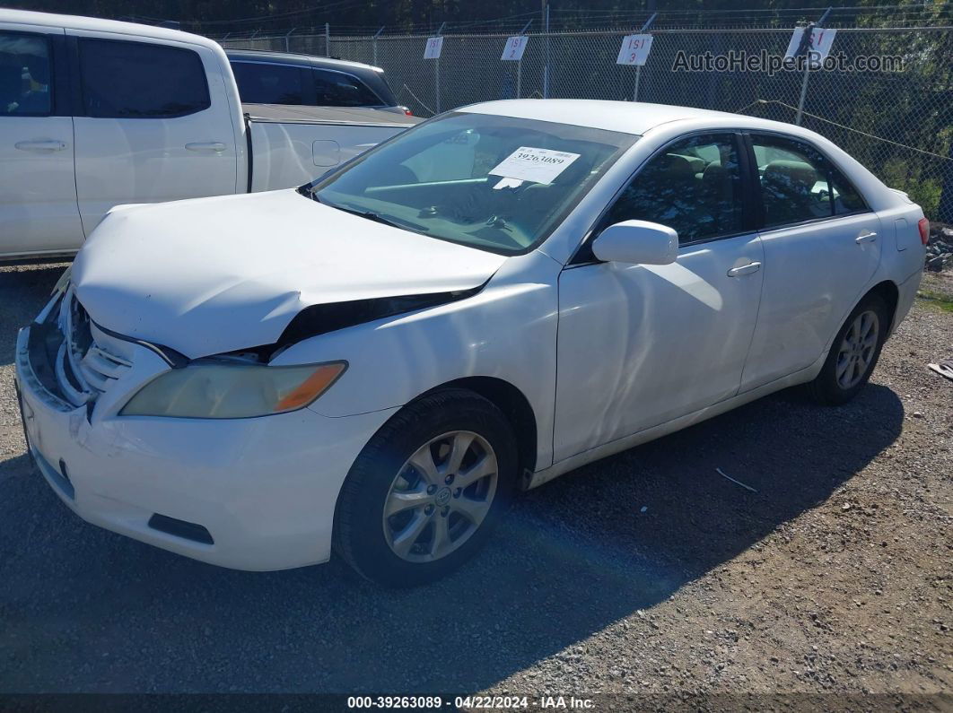 2008 Toyota Camry Le White vin: 4T4BE46KX8R029330