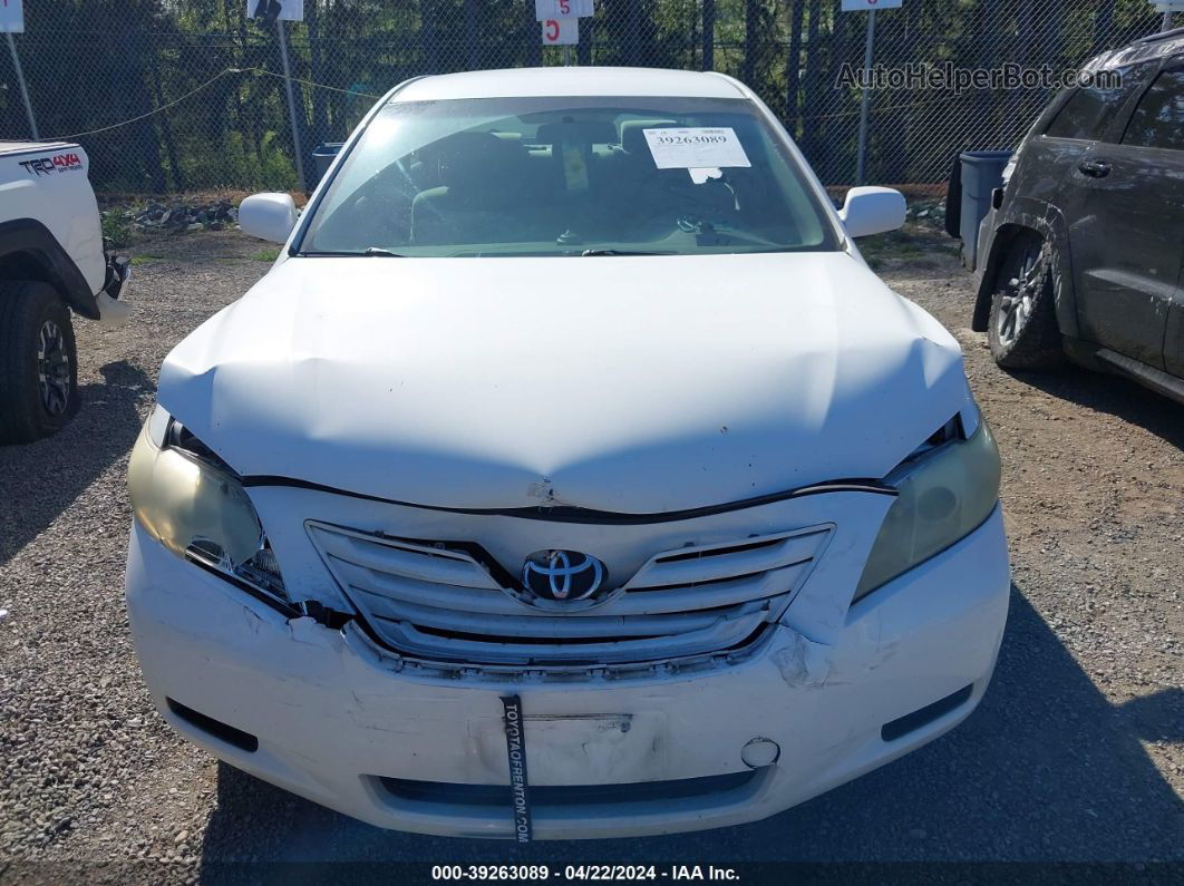 2008 Toyota Camry Le White vin: 4T4BE46KX8R029330