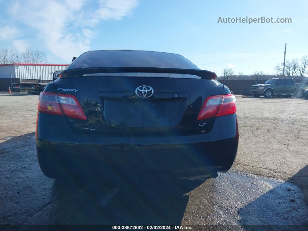 2008 Toyota Camry Le Black vin: 4T4BE46KX8R045902