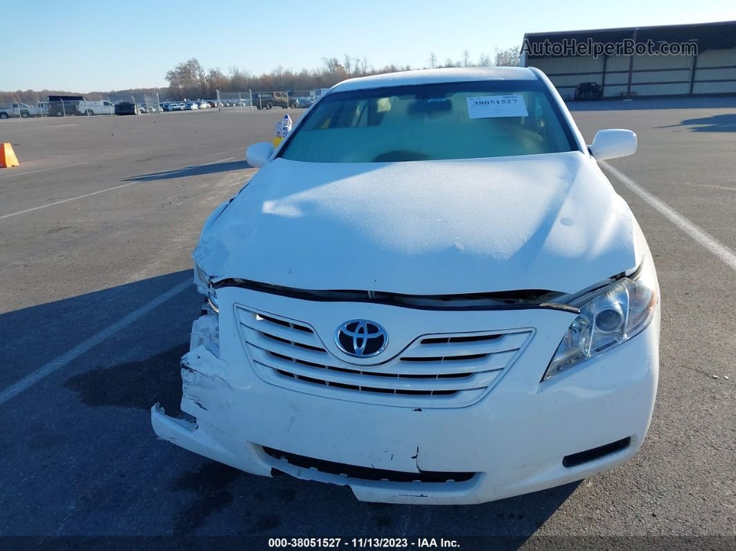 2009 Toyota Camry Le White vin: 4T4BE46KX9R129106