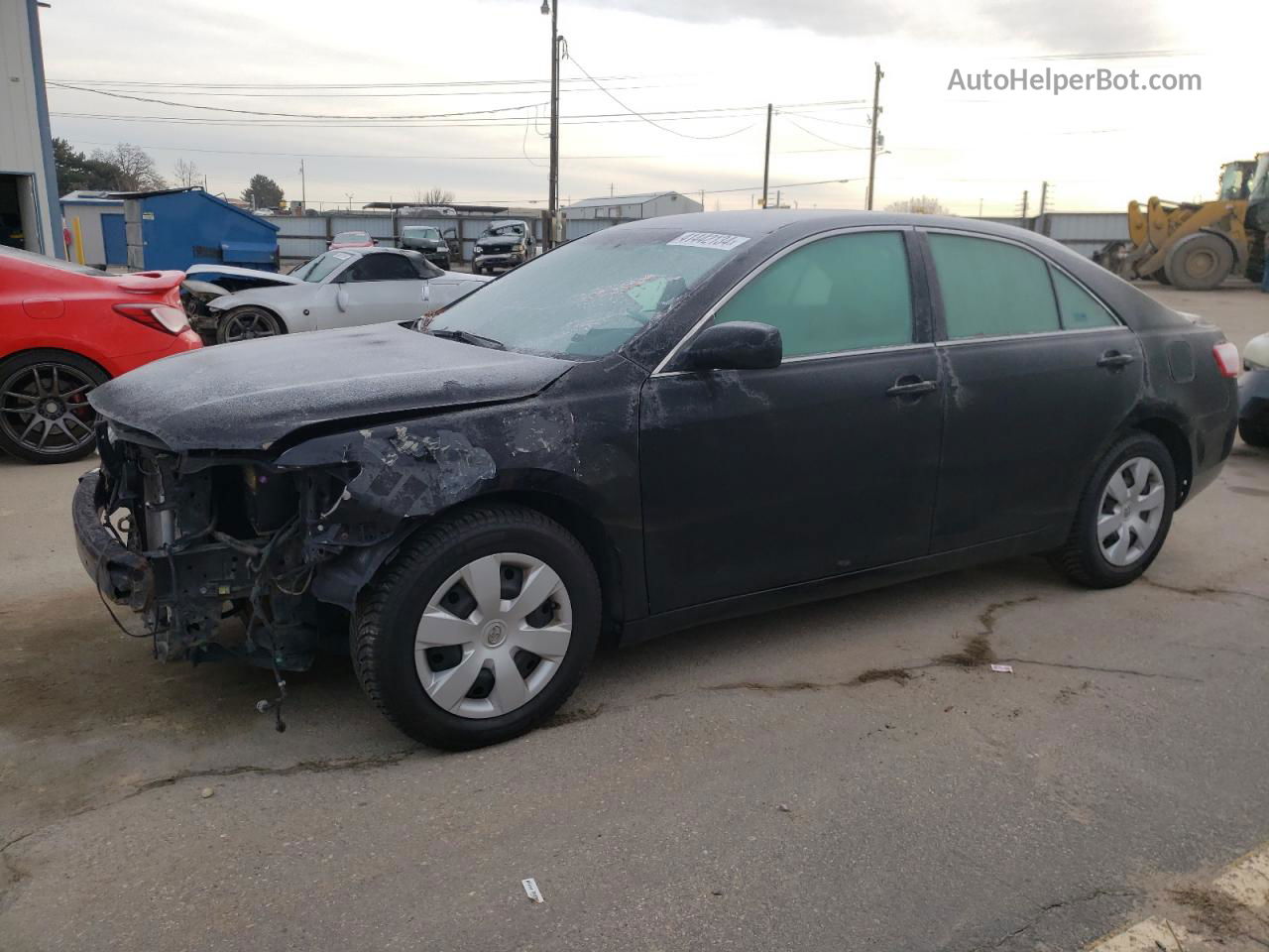 2009 Toyota Camry Base Black vin: 4T4BE46KX9R134838