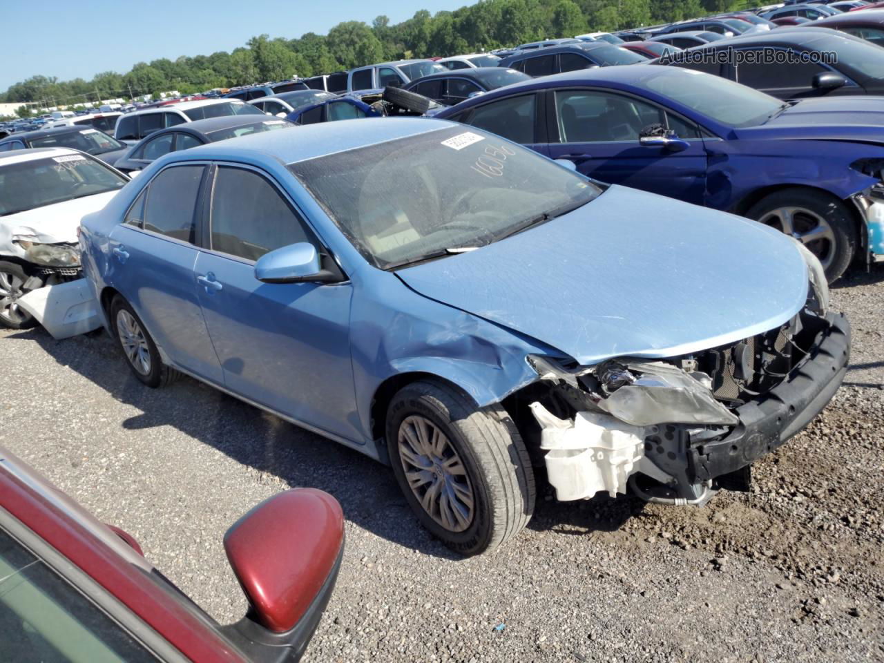 2012 Toyota Camry Base Blue vin: 4T4BF1FK0CR160156