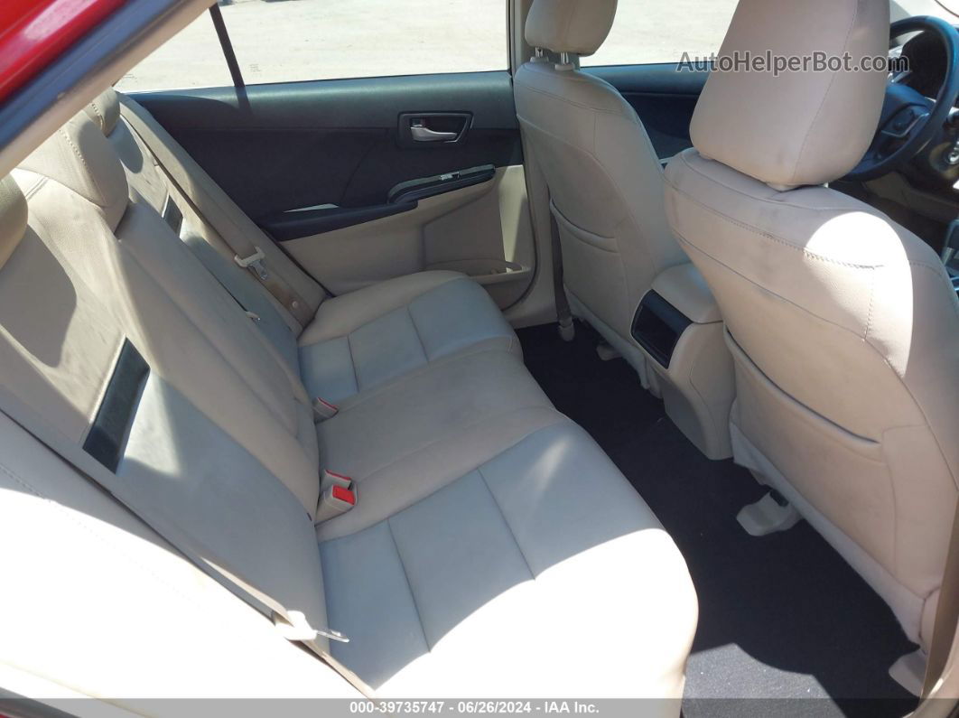 2012 Toyota Camry Le Красный vin: 4T4BF1FK0CR163767