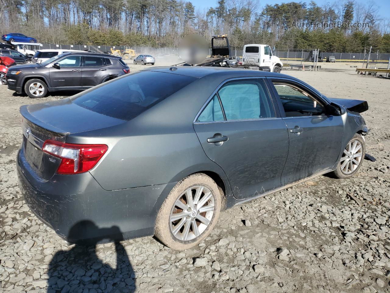 2012 Toyota Camry Base Charcoal vin: 4T4BF1FK0CR173022