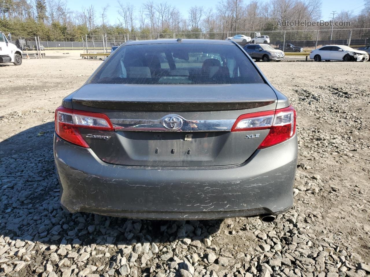 2012 Toyota Camry Base Charcoal vin: 4T4BF1FK0CR173022