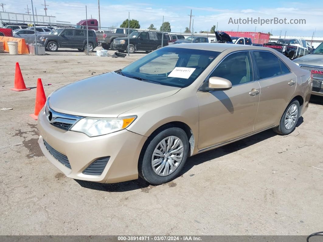 2012 Toyota Camry Le Gold vin: 4T4BF1FK0CR175708