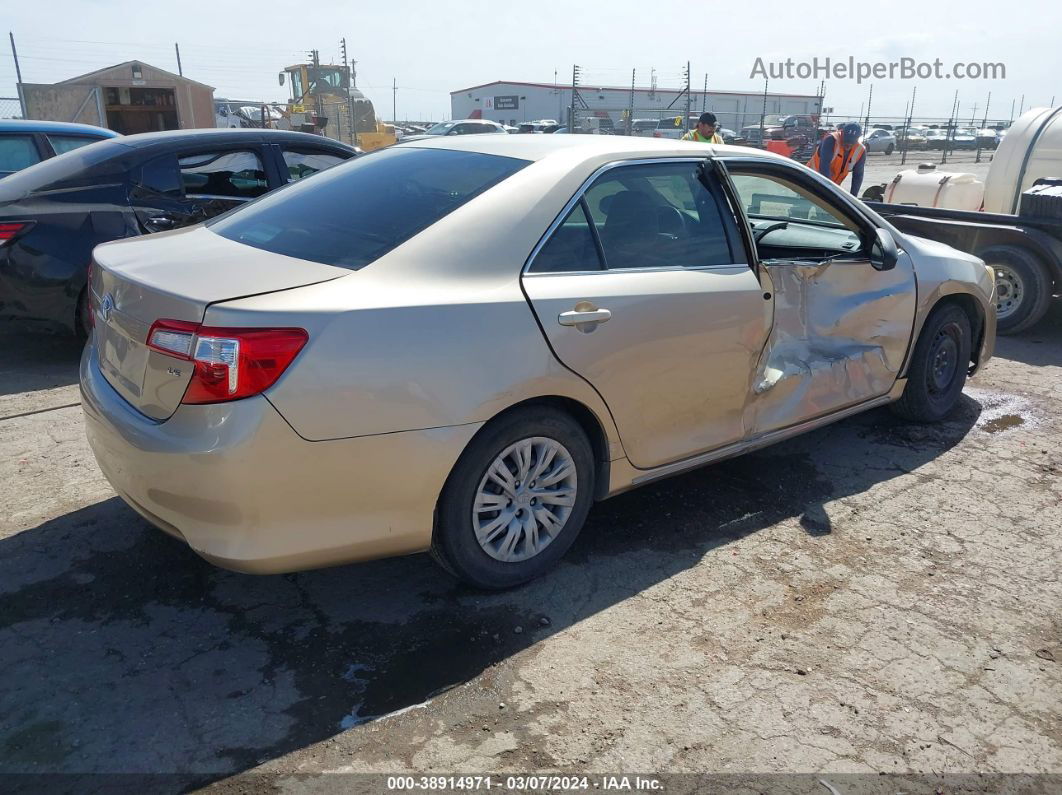 2012 Toyota Camry Le Gold vin: 4T4BF1FK0CR175708