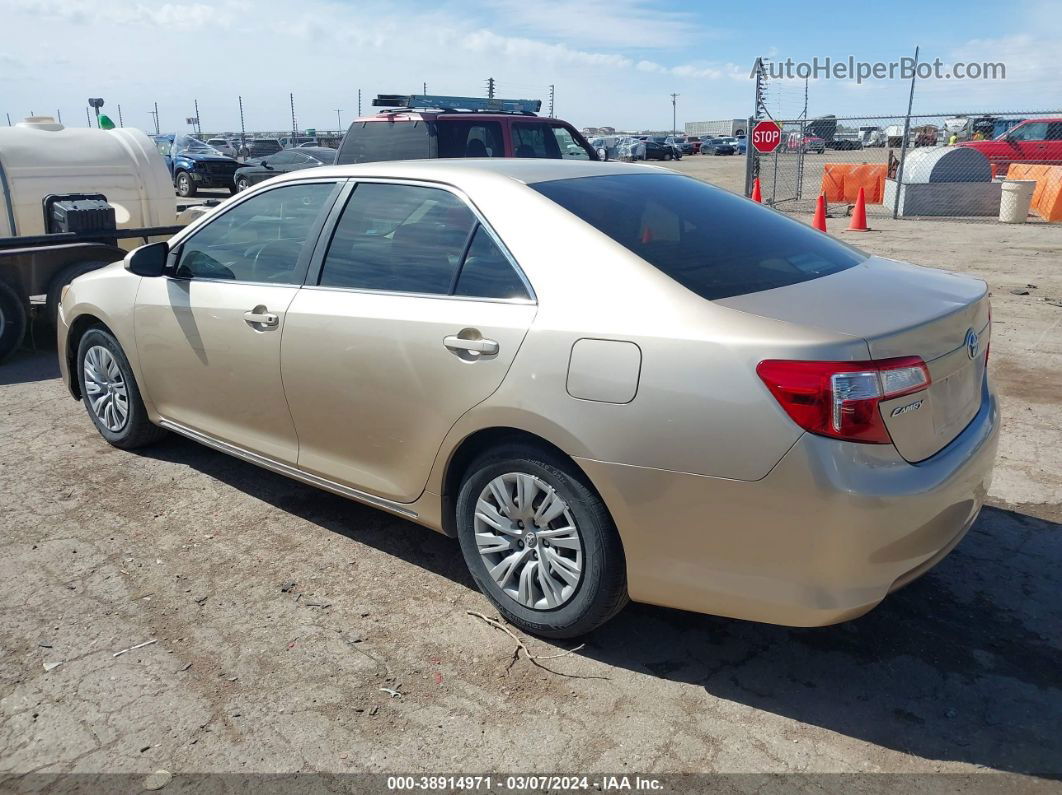 2012 Toyota Camry Le Gold vin: 4T4BF1FK0CR175708