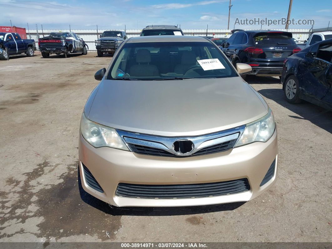 2012 Toyota Camry Le Gold vin: 4T4BF1FK0CR175708