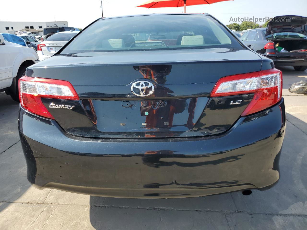 2012 Toyota Camry Base Black vin: 4T4BF1FK0CR193156