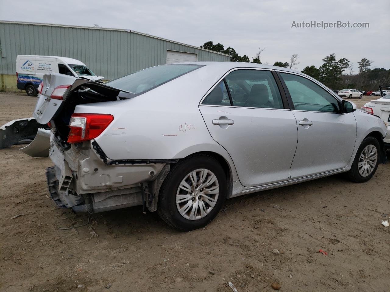 2012 Toyota Camry Base Silver vin: 4T4BF1FK0CR195537