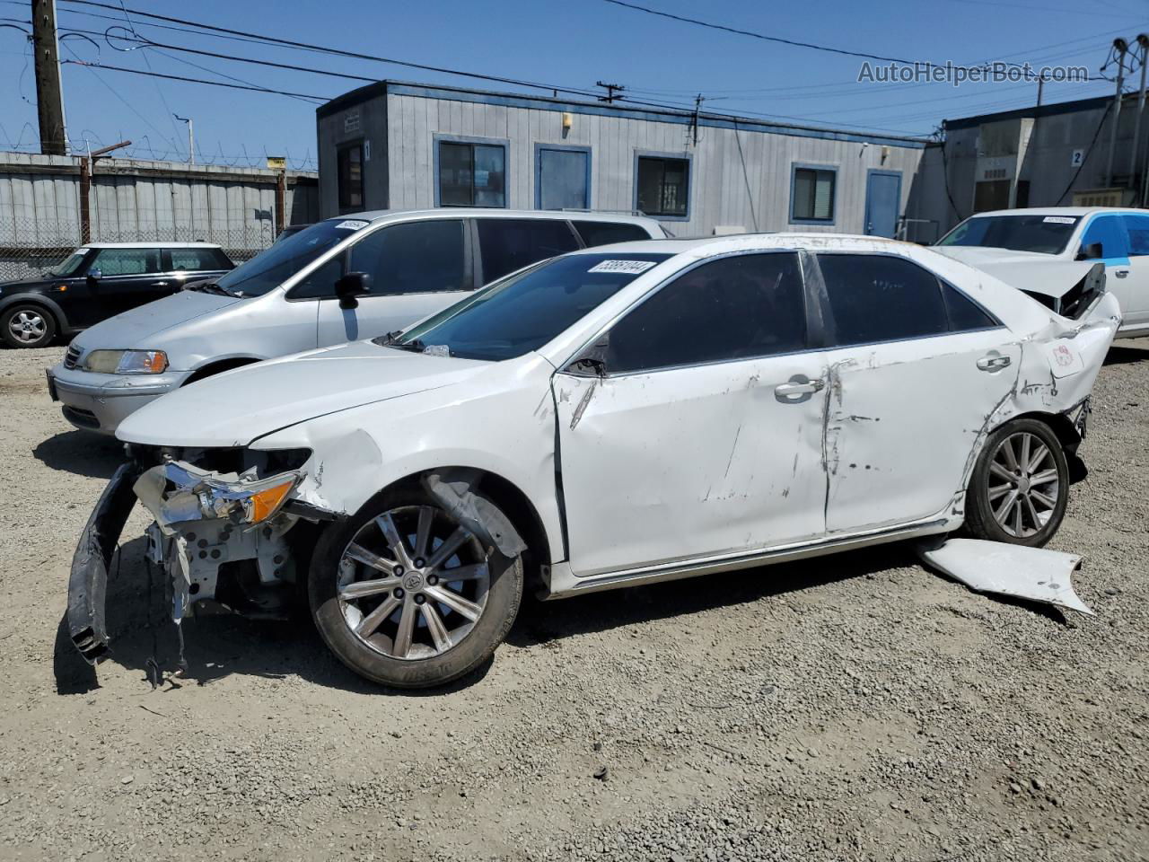 2012 Toyota Camry Base White vin: 4T4BF1FK0CR221778