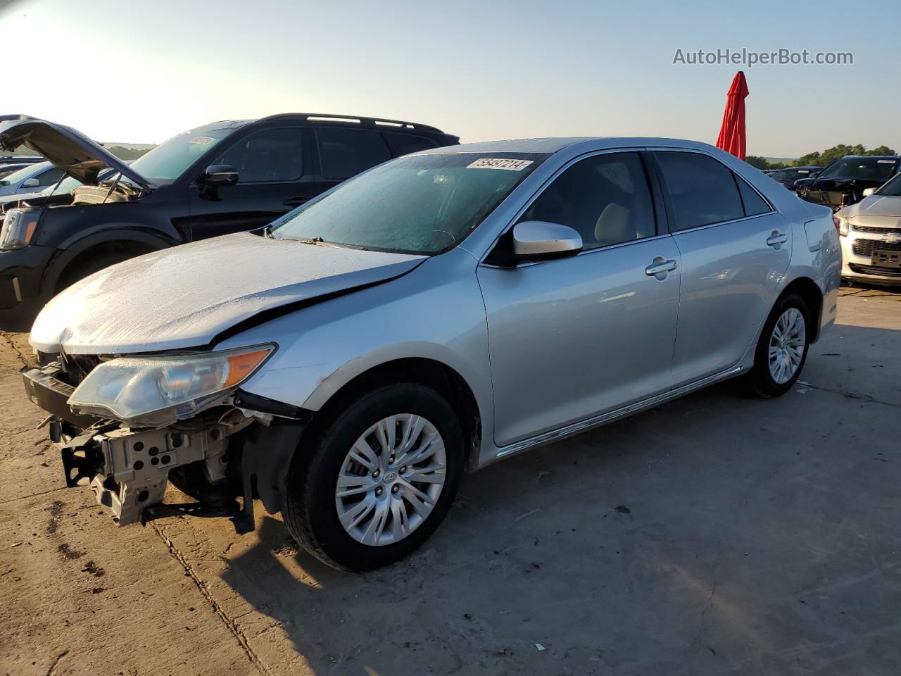 2012 Toyota Camry Base Silver vin: 4T4BF1FK0CR266803