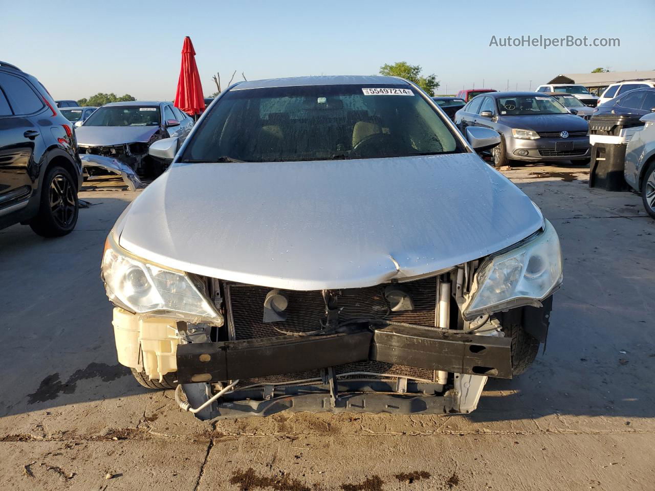 2012 Toyota Camry Base Silver vin: 4T4BF1FK0CR266803