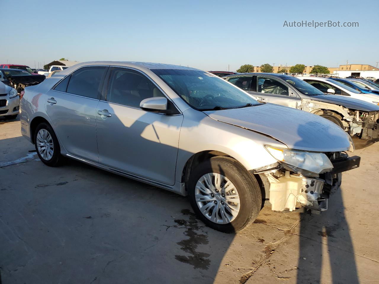 2012 Toyota Camry Base Silver vin: 4T4BF1FK0CR266803