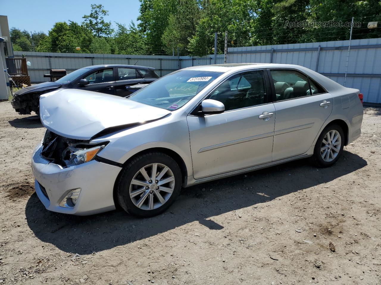 2012 Toyota Camry Base Silver vin: 4T4BF1FK0CR267305