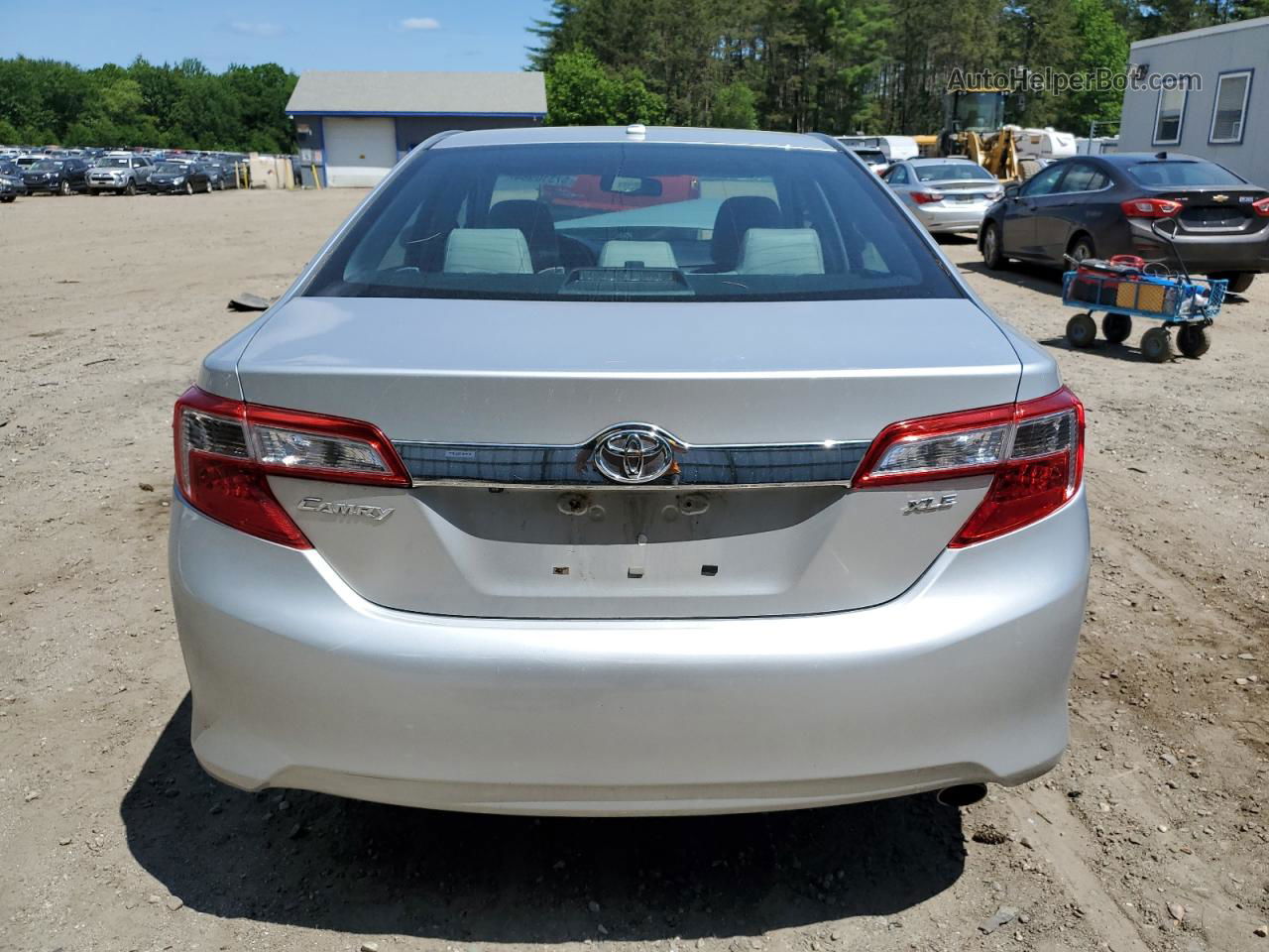 2012 Toyota Camry Base Silver vin: 4T4BF1FK0CR267305