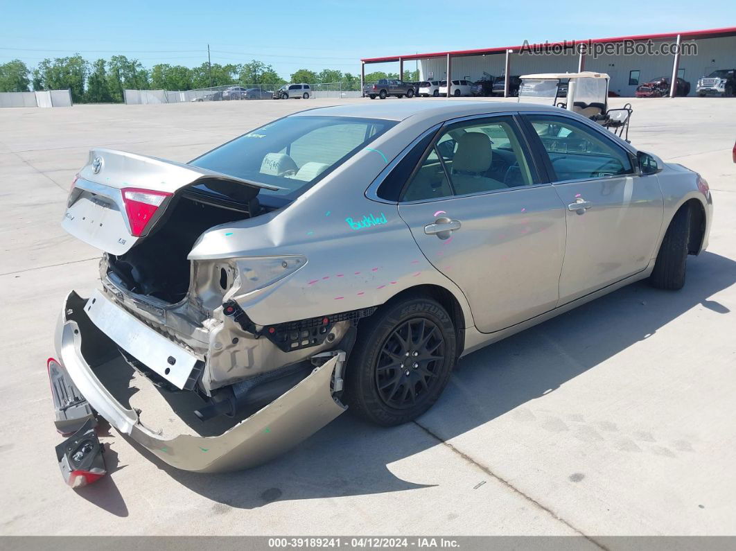 2016 Toyota Camry Le Tan vin: 4T4BF1FK0GR523013