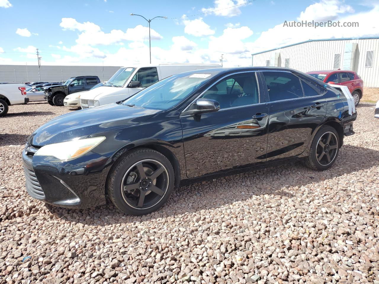 2016 Toyota Camry Le Black vin: 4T4BF1FK0GR537123