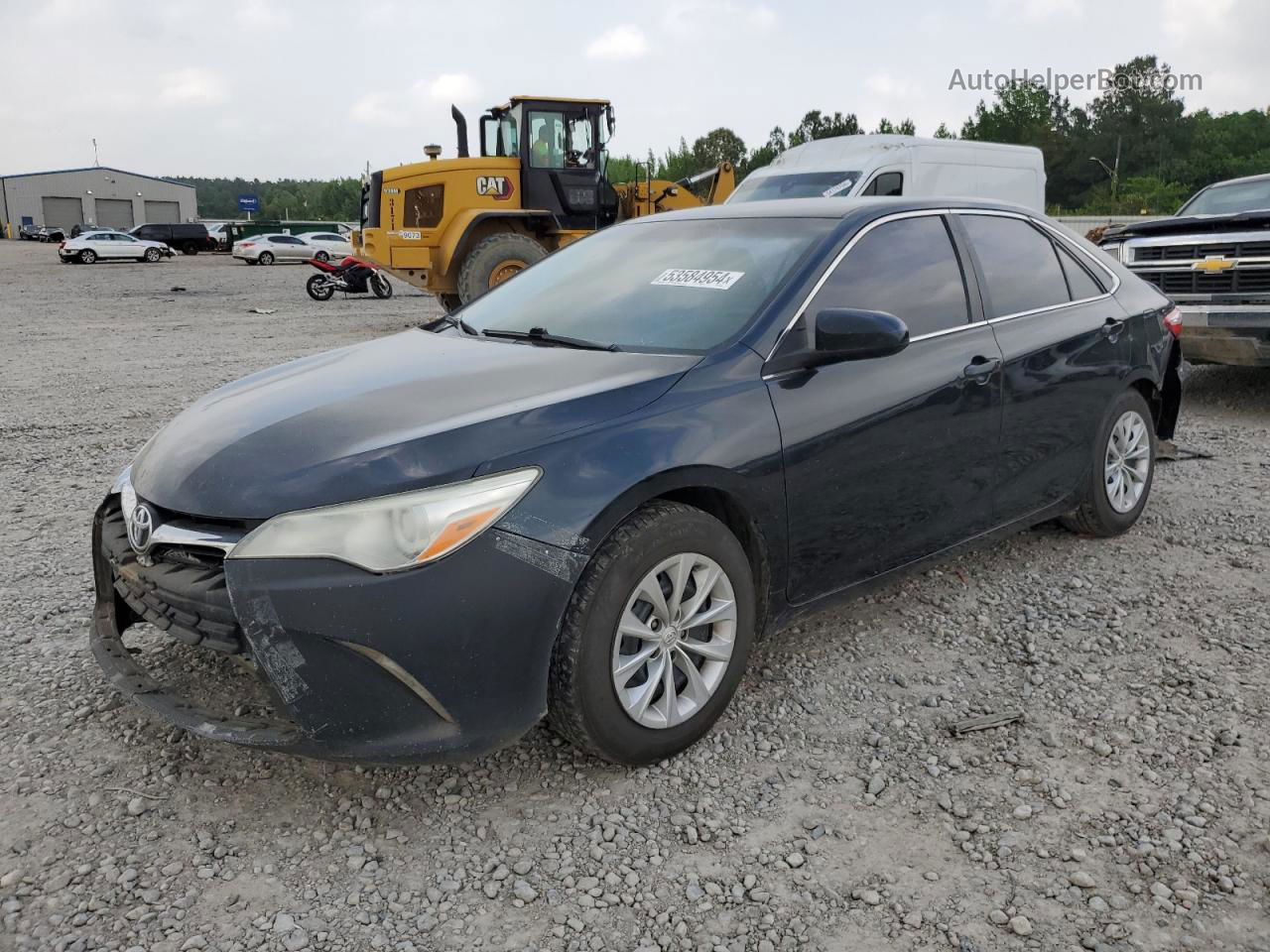 2016 Toyota Camry Le Черный vin: 4T4BF1FK0GR551801