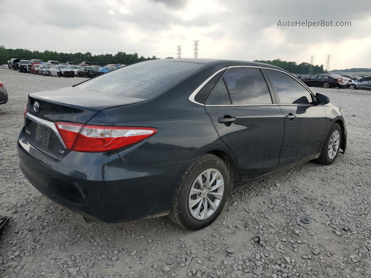 2016 Toyota Camry Le Black vin: 4T4BF1FK0GR551801