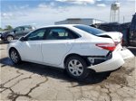 2016 Toyota Camry Le White vin: 4T4BF1FK0GR564001