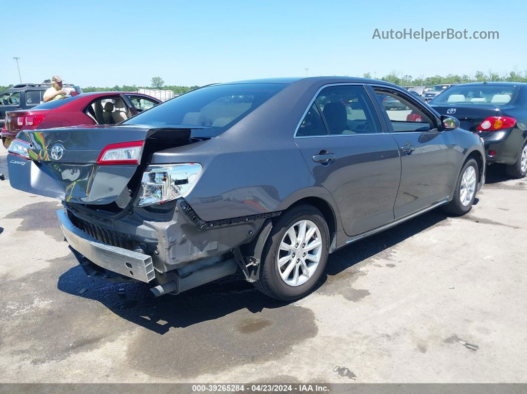 2012 Toyota Camry Le Gray vin: 4T4BF1FK1CR160554