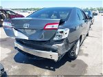 2012 Toyota Camry Le Gray vin: 4T4BF1FK1CR160554