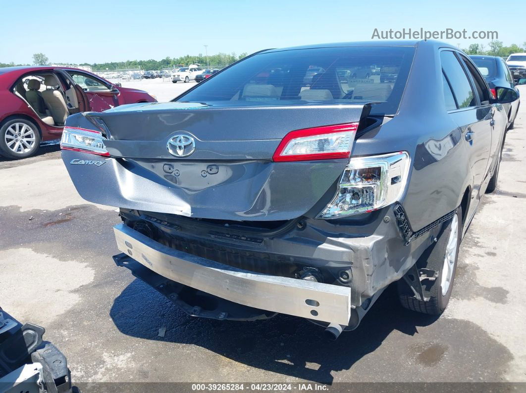 2012 Toyota Camry Le Gray vin: 4T4BF1FK1CR160554