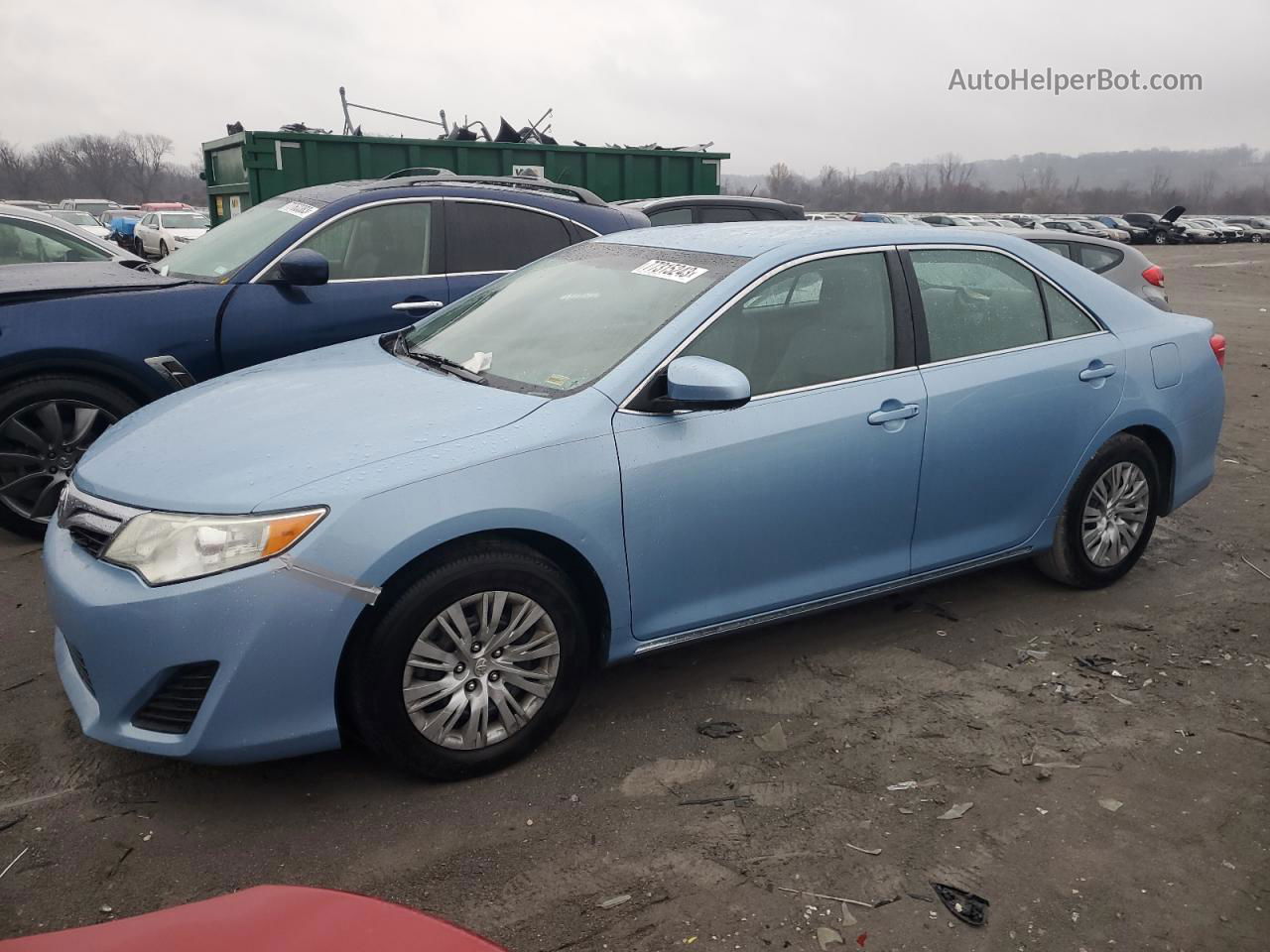 2012 Toyota Camry Base Blue vin: 4T4BF1FK1CR163759