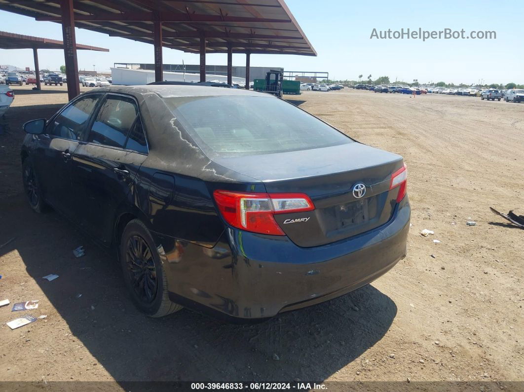 2012 Toyota Camry L Black vin: 4T4BF1FK1CR181503