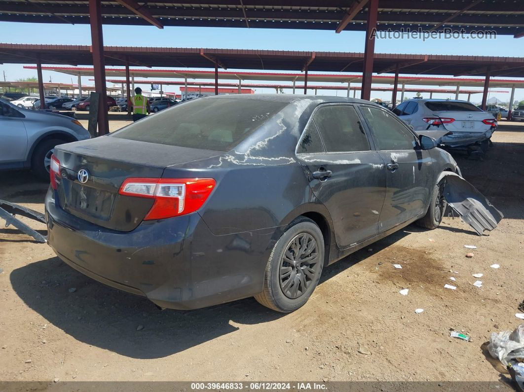 2012 Toyota Camry L Black vin: 4T4BF1FK1CR181503