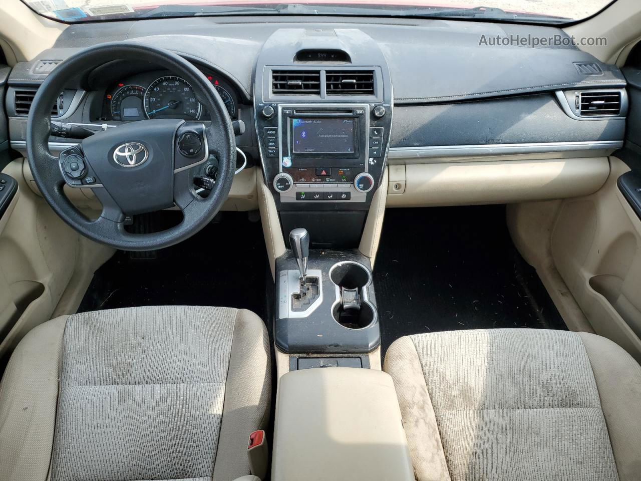 2012 Toyota Camry Base Красный vin: 4T4BF1FK1CR187866