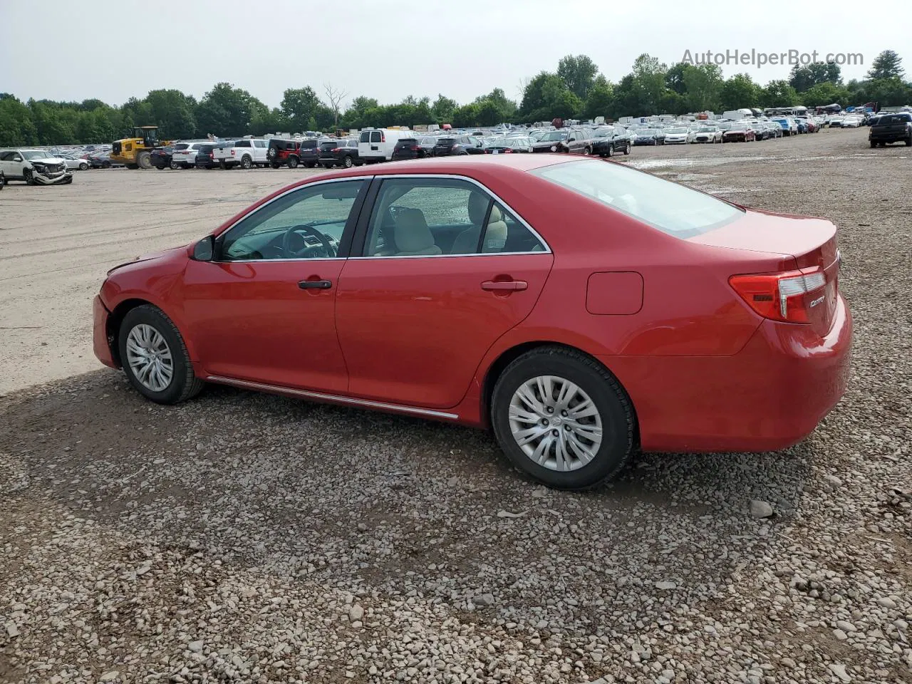 2012 Toyota Camry Base Red vin: 4T4BF1FK1CR187866