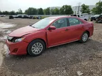 2012 Toyota Camry Base Red vin: 4T4BF1FK1CR187866