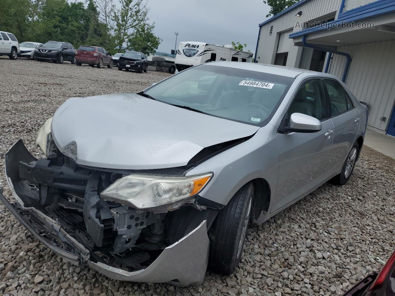 2012 Toyota Camry Base Серебряный vin: 4T4BF1FK1CR200275