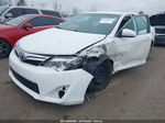 2014 Toyota Camry Le White vin: 4T4BF1FK1ER346646