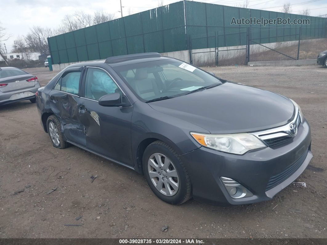 2014 Toyota Camry Xle Gray vin: 4T4BF1FK1ER373149