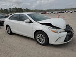 2016 Toyota Camry Le White vin: 4T4BF1FK1GR582605