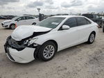 2016 Toyota Camry Le White vin: 4T4BF1FK1GR582605