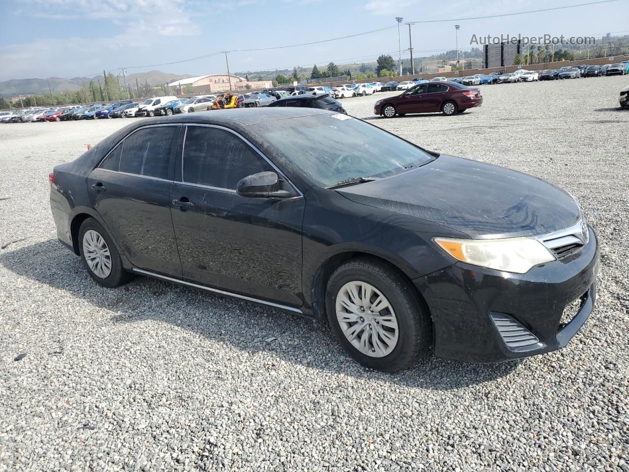 2012 Toyota Camry Base Black vin: 4T4BF1FK2CR163463