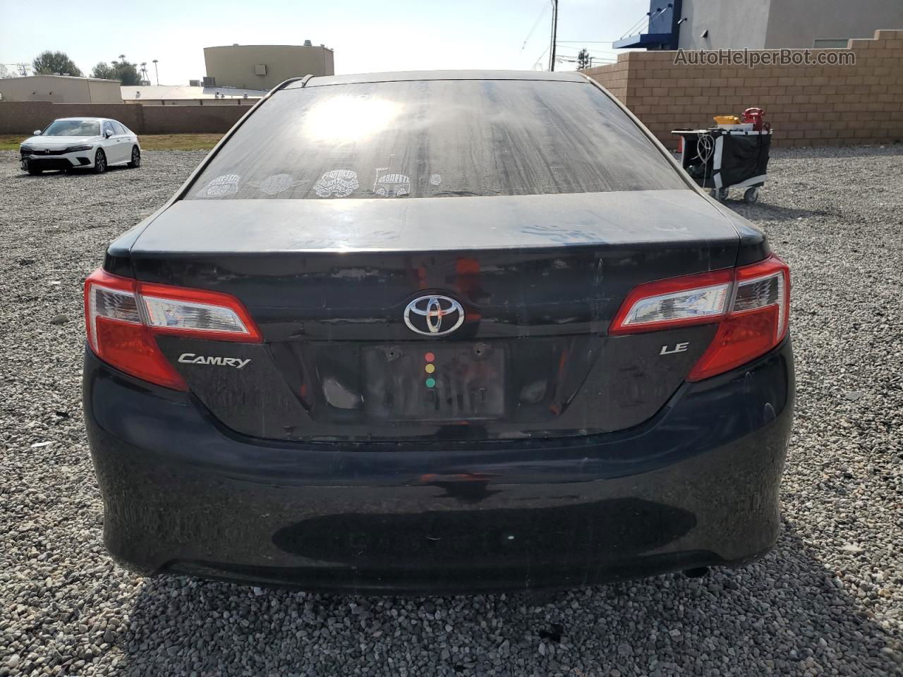 2012 Toyota Camry Base Black vin: 4T4BF1FK2CR163463