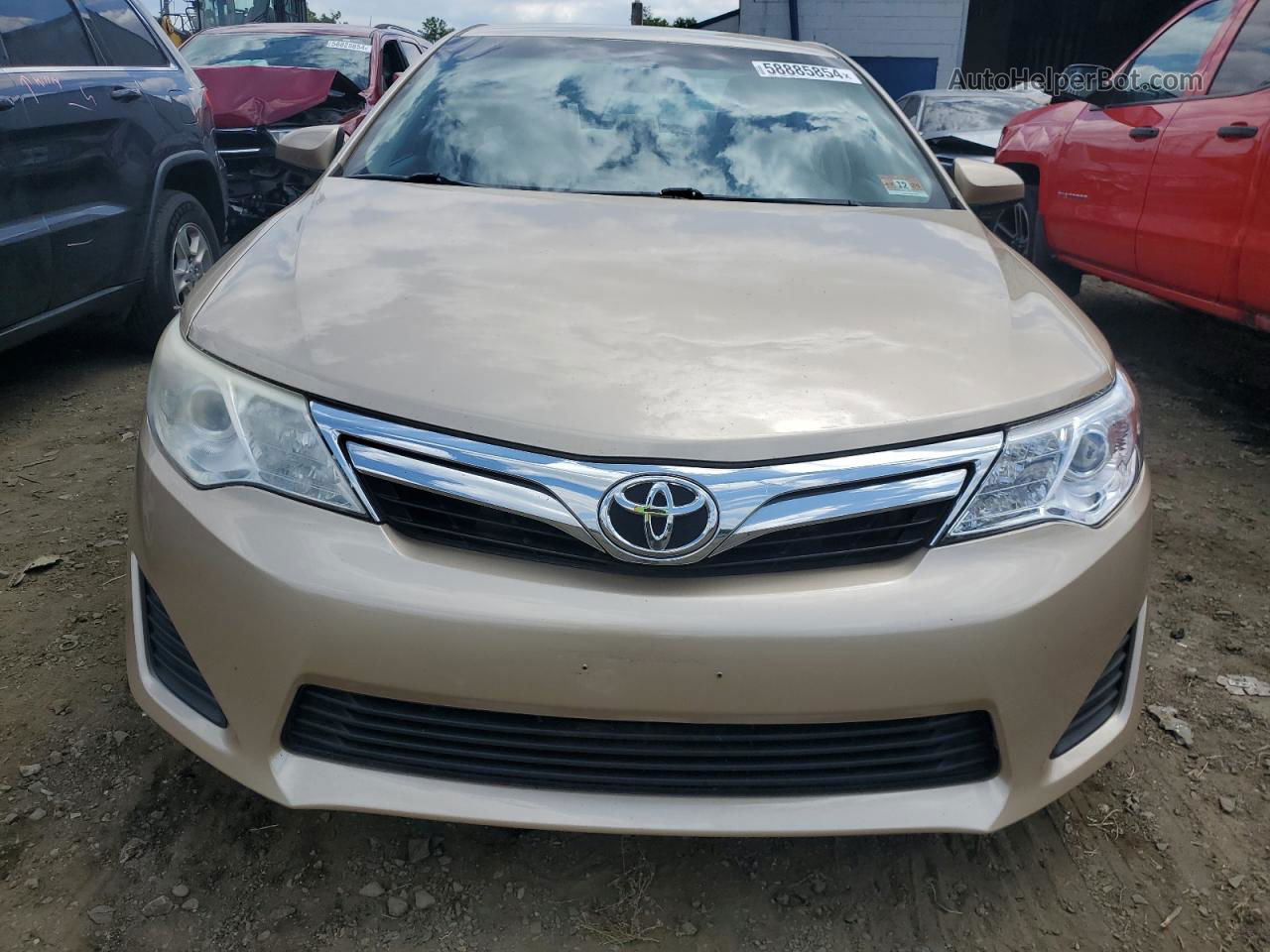 2012 Toyota Camry Base Золотой vin: 4T4BF1FK2CR171224