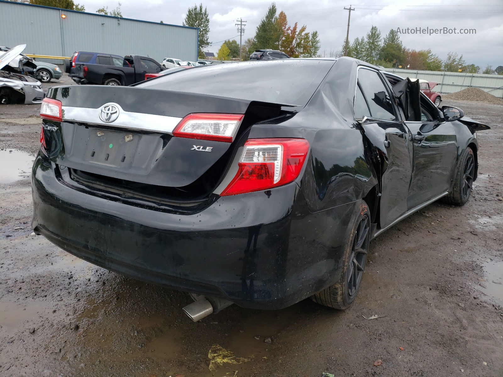 2012 Toyota Camry Base Серый vin: 4T4BF1FK2CR172390