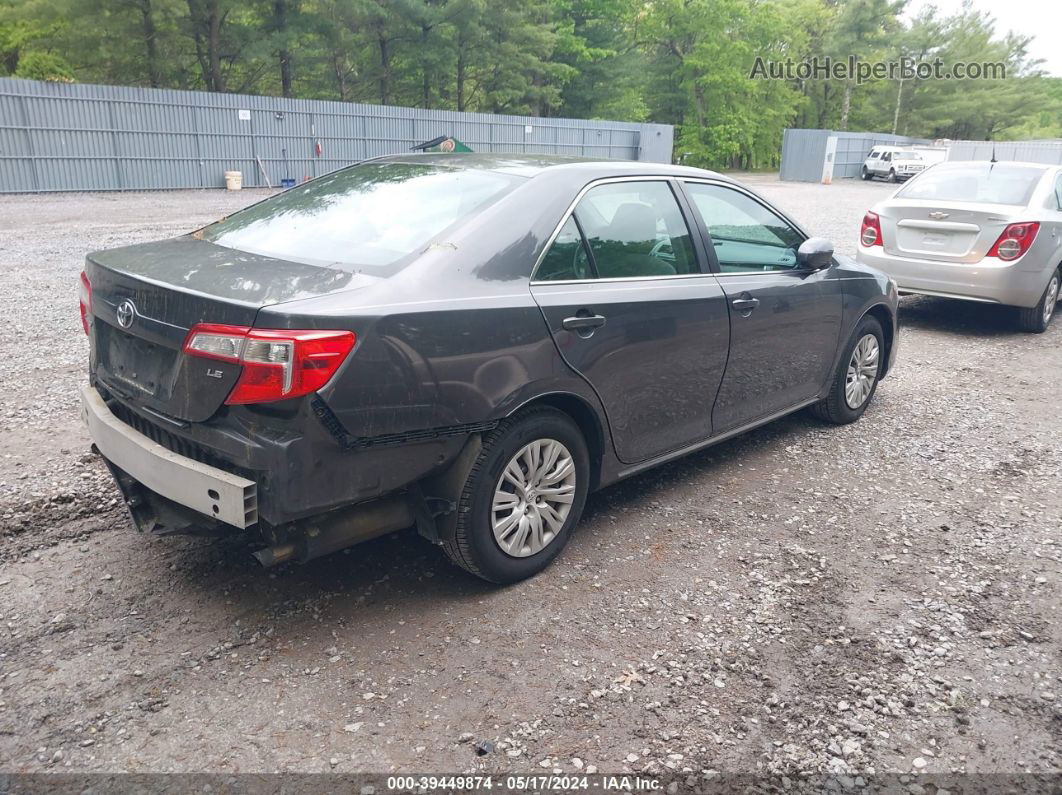 2012 Toyota Camry Le Gray vin: 4T4BF1FK2CR212399