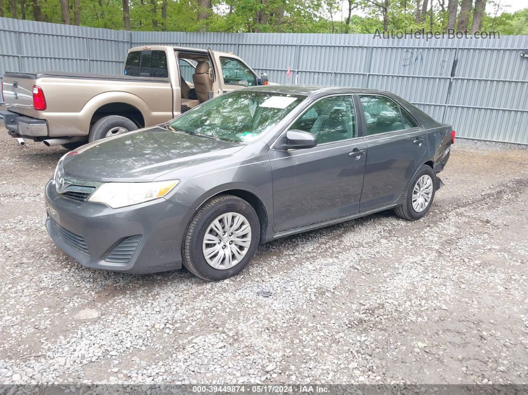 2012 Toyota Camry Le Gray vin: 4T4BF1FK2CR212399