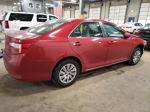 2012 Toyota Camry Base Red vin: 4T4BF1FK2CR235455